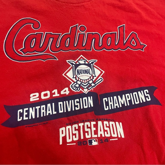St Louis Cardinals 2014 Central Division Champions Sz large - Picture 2 of 5